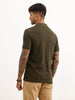 Slim Fit Tipping Collar Polo T-Shirt | Olive | WPT02HSSL1209S