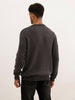 Solid Comfort Fit Knitted Sweater | Black | WSW02FSCM1273S