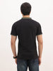 Classic Slim Fit Tipping Collar Polo T-Shirt | Black