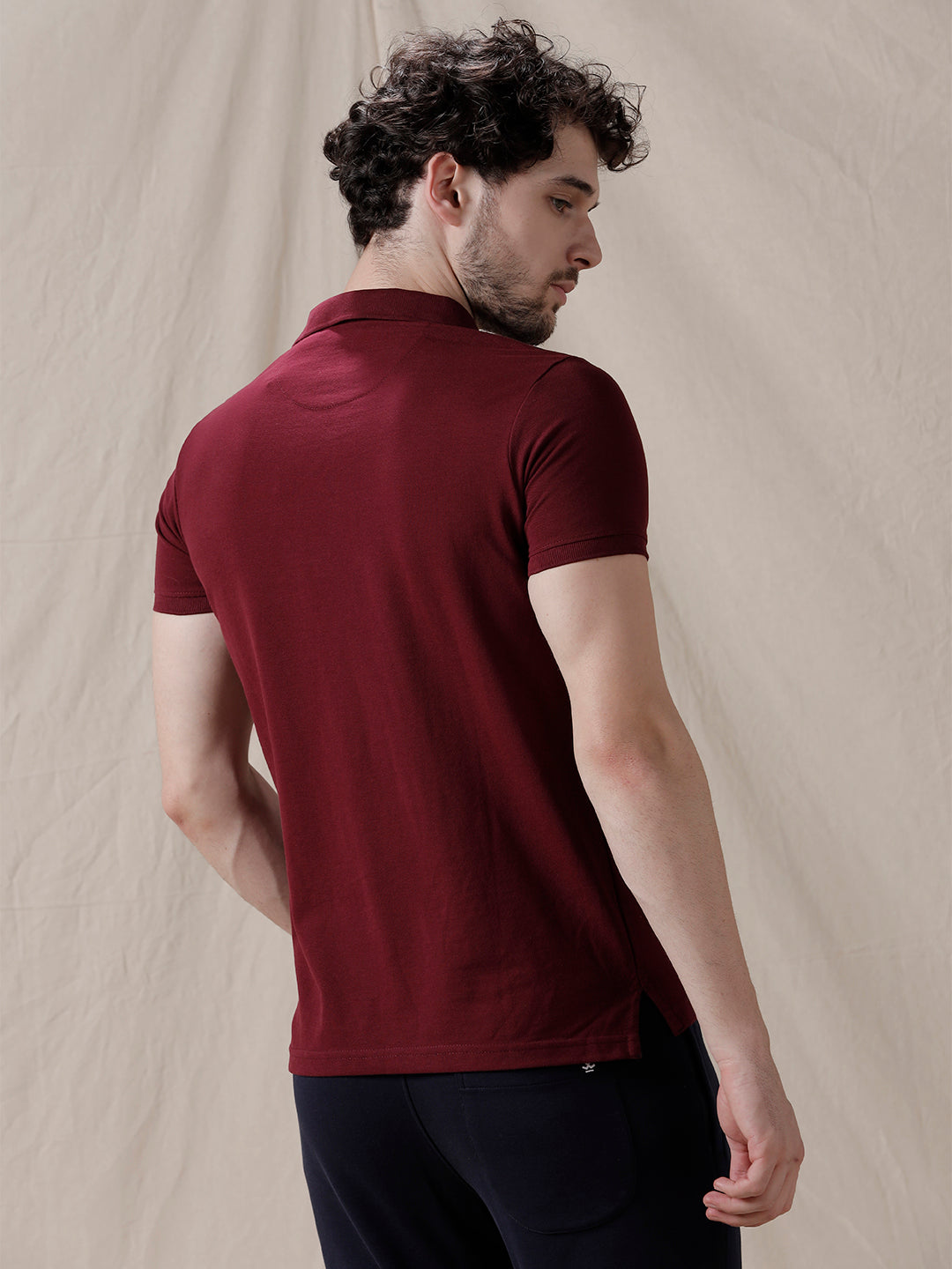 Select Solid Polo T-Shirt