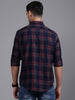 Red on Blue Checked Shirt