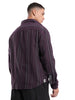 Elite Purple Full Sleeve Striped Shirt