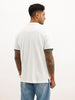 Regular Fit Contrast Sleeve Polo T-Shirt | Off White