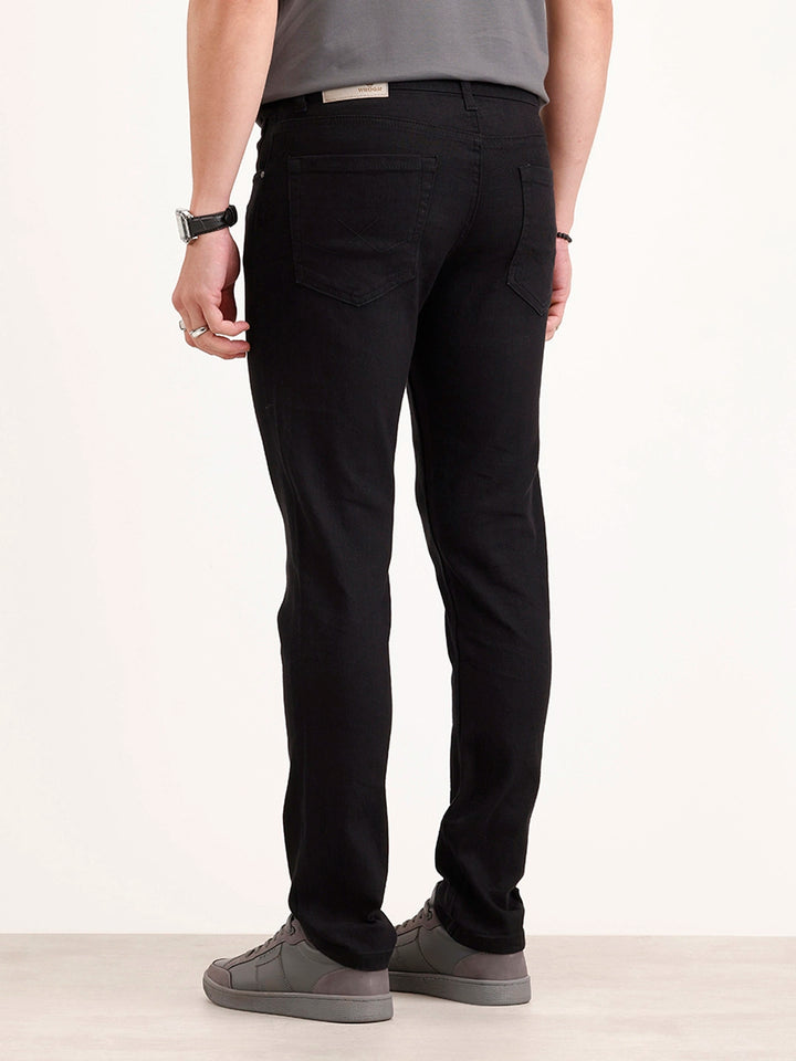 Slim Fit Denim Jeans | Black