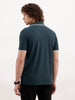 Slim Fit Tipping Collar Polo T-Shirt | Teal