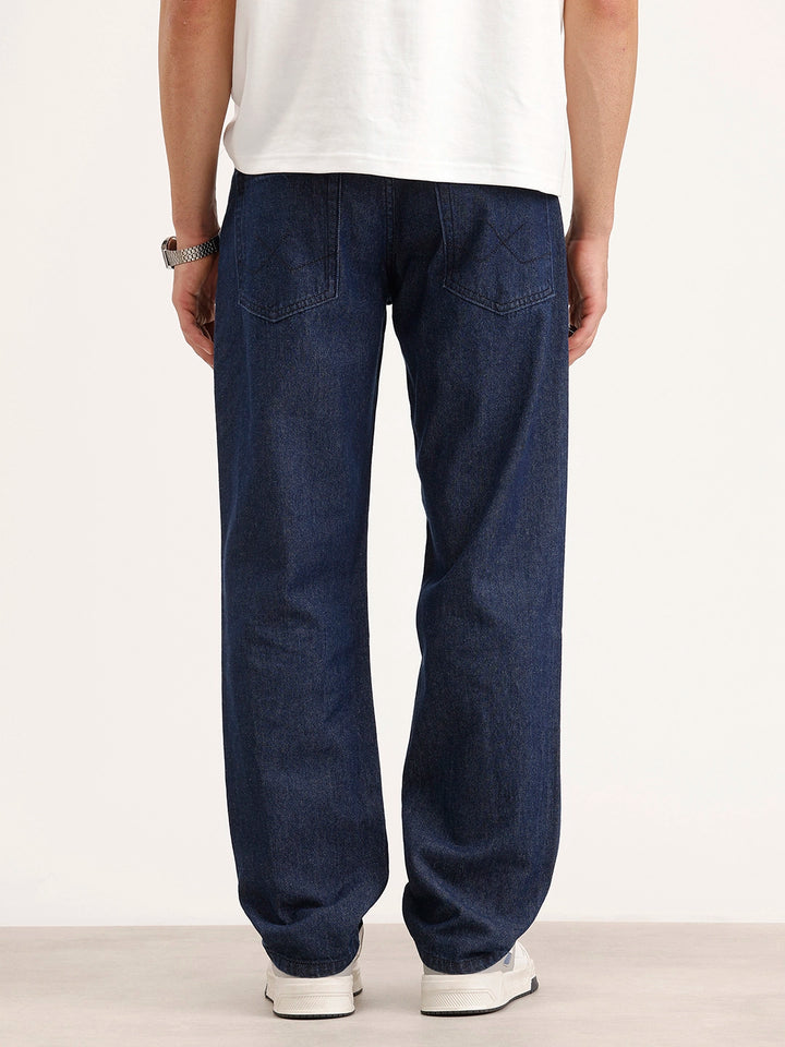 Anti-Fit Denim Jeans | Dark Blue