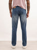 Slim Fit Faded Butter Denim Jeans | Light Blue