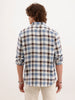 Slim Fit Textured Shirt  | Blue