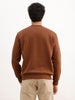 Classic Placement Printed Sweatshirt | Brown