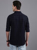 Bold Navy Checked Shirt