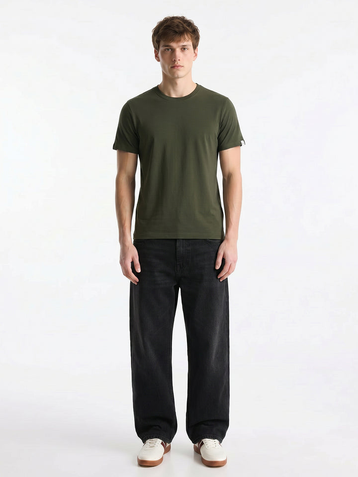 Essential Supima Crew Neck T-Shirt | Olive