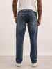 Faded Straight Fit Denim Jeans | Blue | WJN0200SR2223S