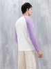 Wrogn Men's Raglan Sleeves Colorblocked Henley T-Shirt | White