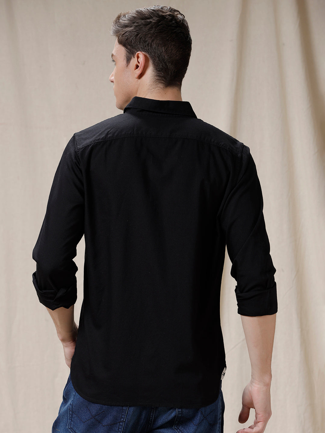 Basic Black Solid Shirt