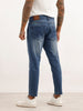 Skinny Crop Fit Denim Jeans | Light Blue