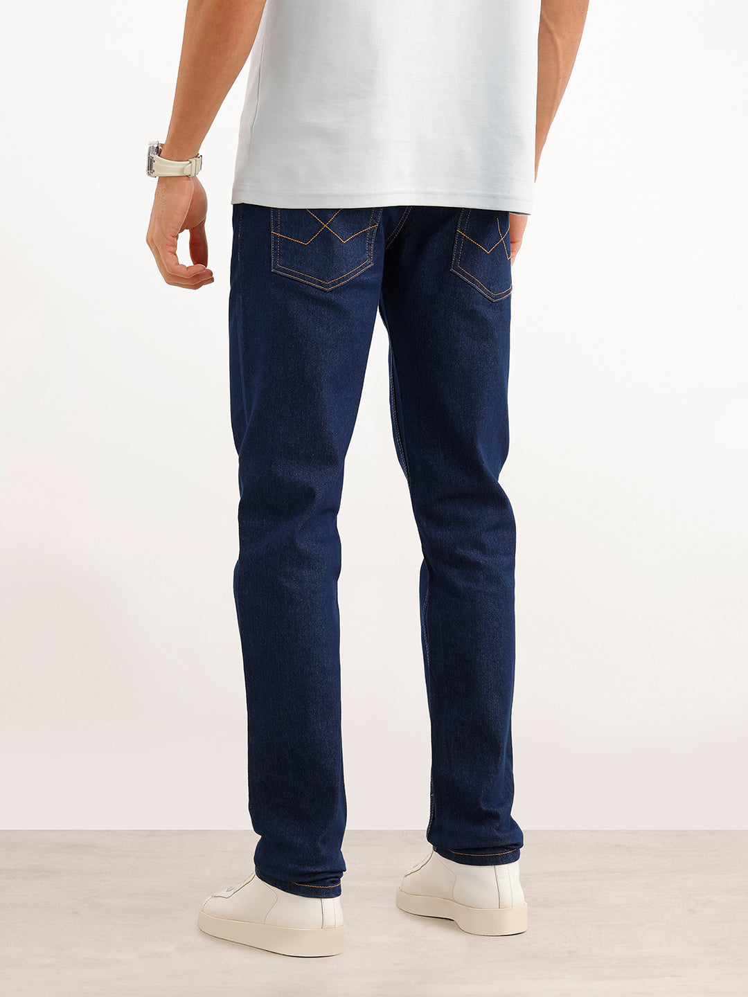 Men's Casual Slim Fit Jeans | Blue
