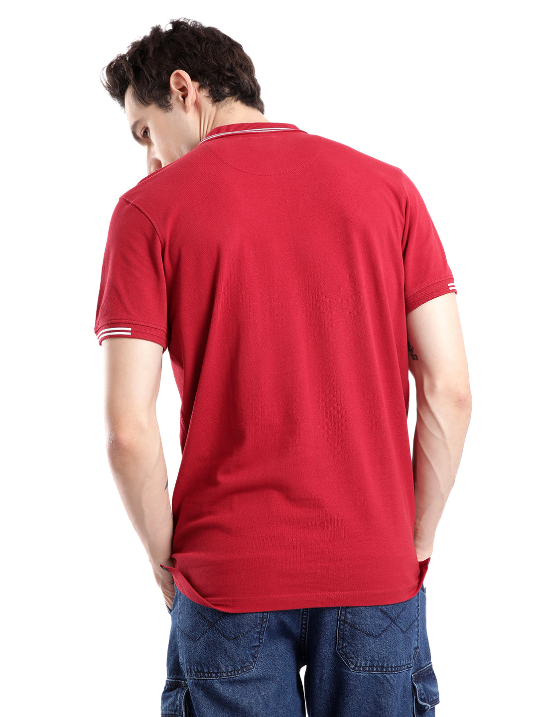 Red Tipping Polo T-Shirt