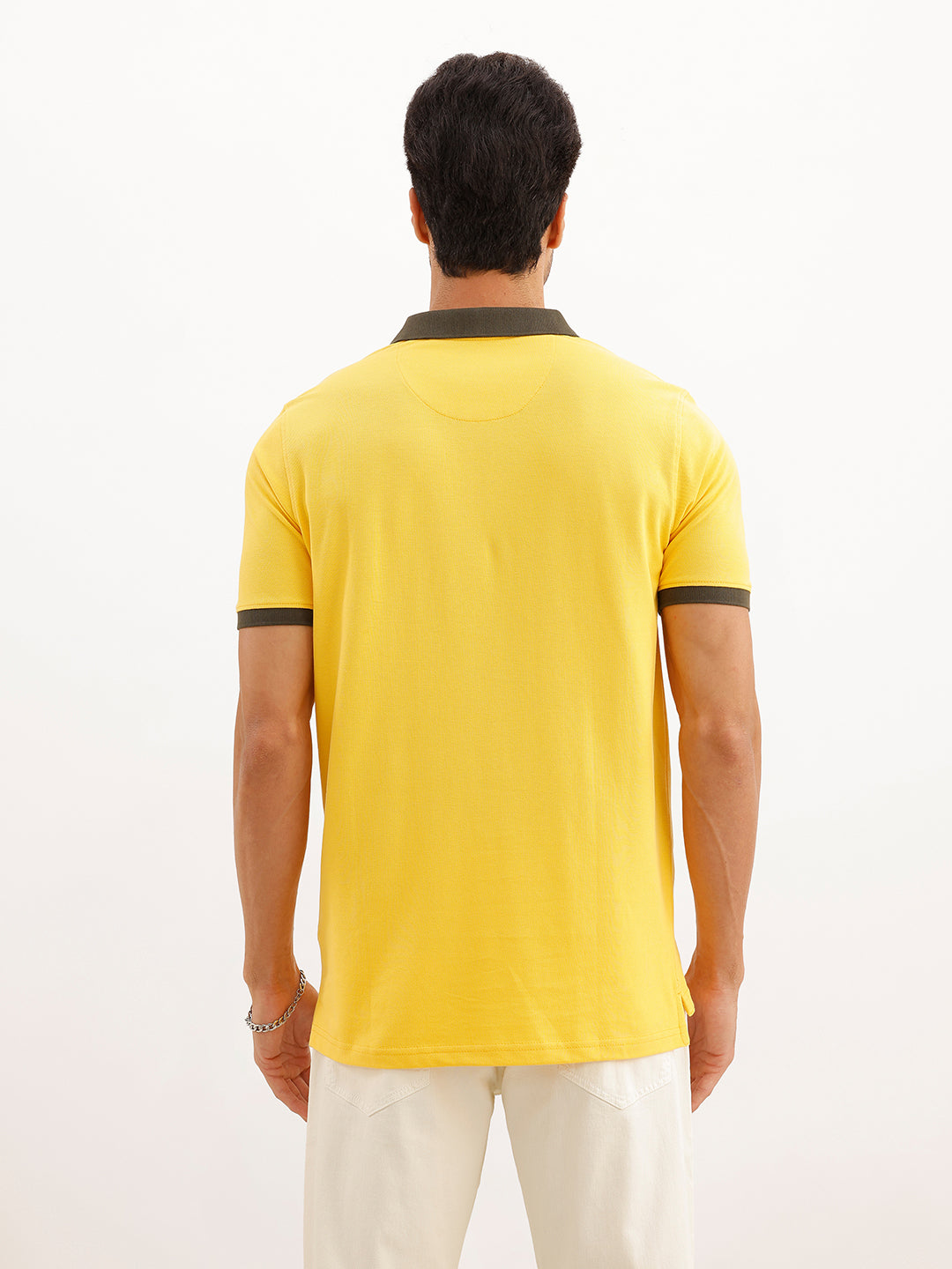 Comfort Fit Placement Printed Sweatshirt | Yellow | WWTS378F
