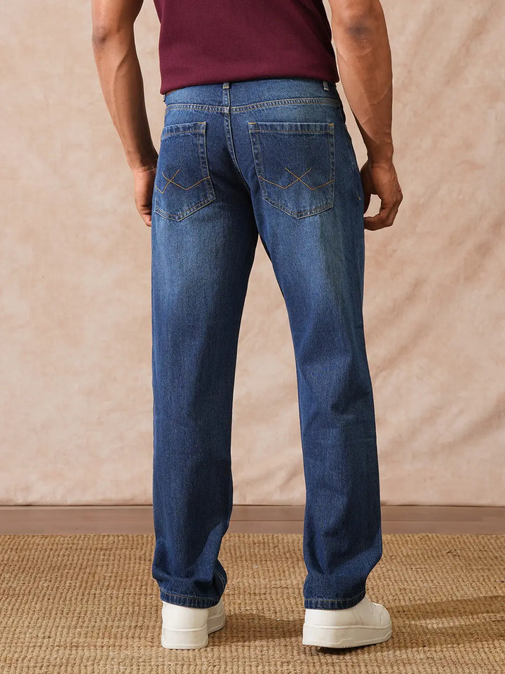 Light Fade Anti Fit Jeans | Blue