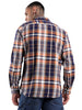 Orange Checked Slim Fit Shirt