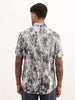 Slim Fit AOP Half Sleeve Shirt | White | WSH02HSSL0167S