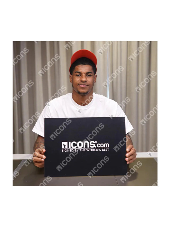 Marcus Rashford Back Signed England 2024-26 Home Shirt