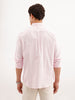 Soild Slim Fit 100% Cotton Shirt  | Pink