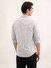 Regular Fit AOP Full Sleeved Shirt | Grey