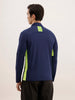 Slim Fit Full Sleeve Active T-Shirt | Navy Blue