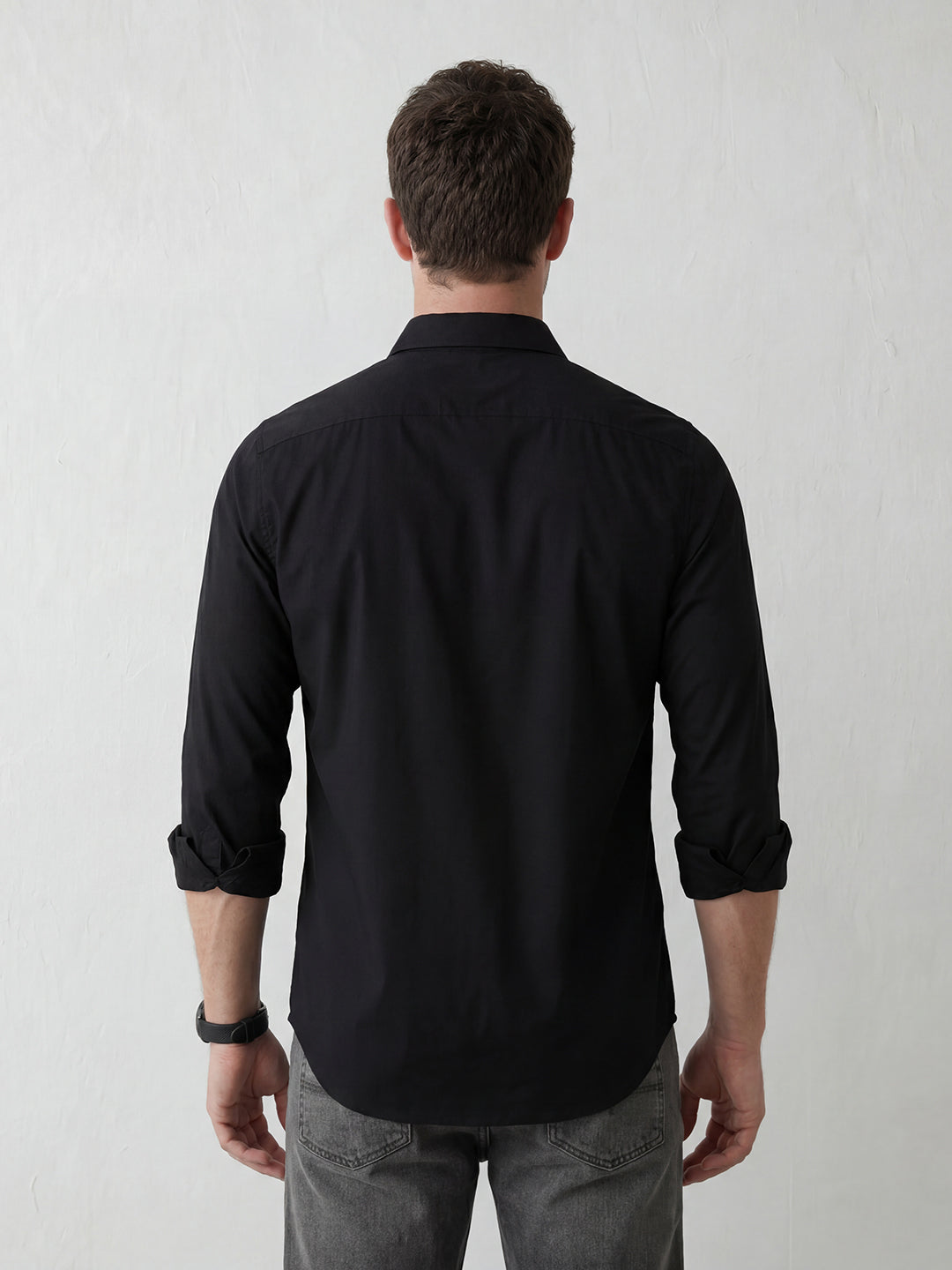 Smart Casual Shirt with Sleek Elevated Style | Black