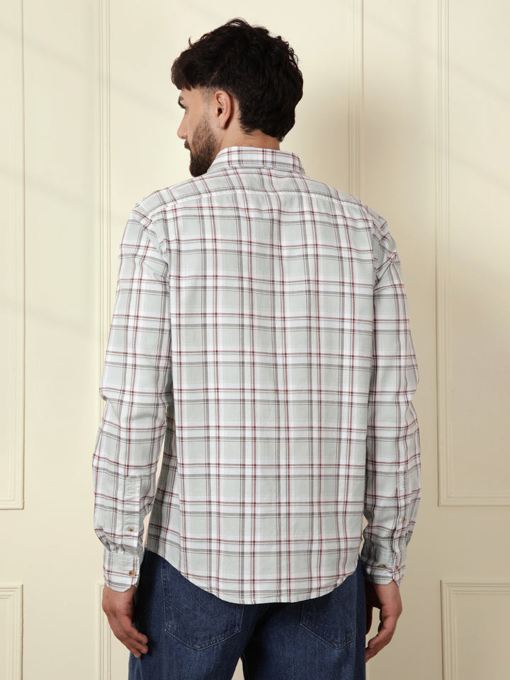 Pastel Checks Summer Shirt | Green