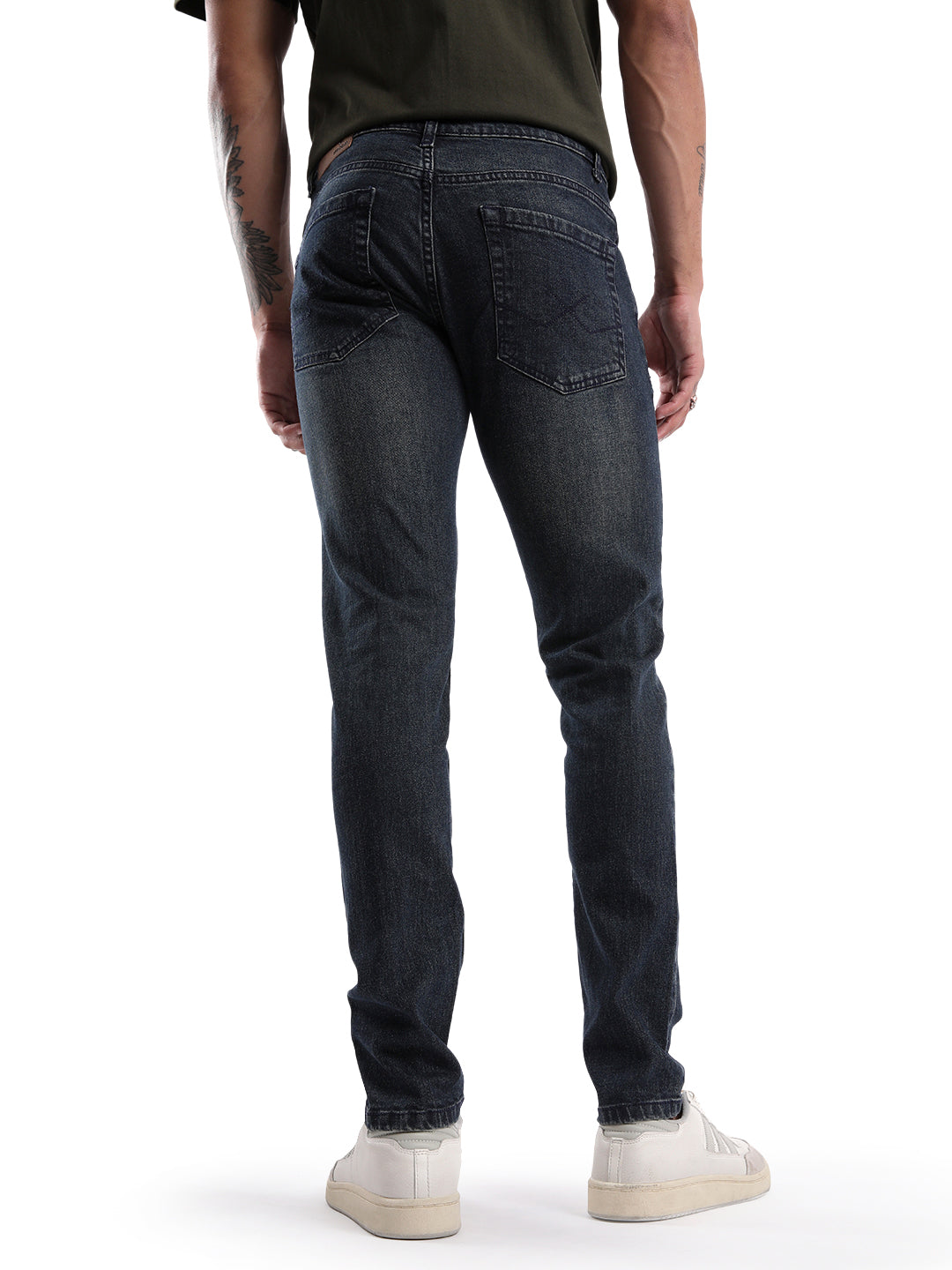 Indigo Darkstone Tapered Slim Jeans