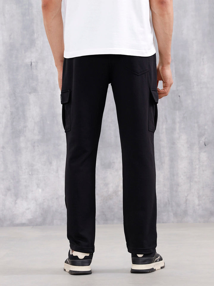 Men’s Straight Fit Knit Jogger With Pockets |Black