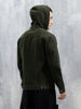 Wrogn Men's Casual Zip-Up Hooded Jacket | Olive