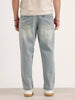 Loose Fit Denim Jeans | Light Blue