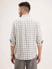Regular Fit Checkered Shirt | Grey