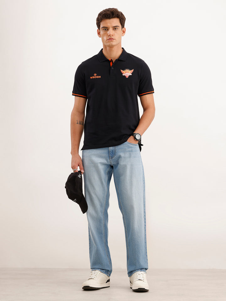 Wrogn x SRH Travel Polo | Black