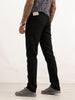 Solid Slim Fit Denim Jeans | Black