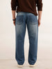 Faded Anti Fit Denim Jeans | Light Blue