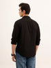 Classic Regular Fit Solid Shirt | Black