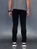 Men's Casual Slim Tapered Fit Jeans | Black
