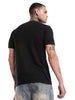 Premium Black Foil Logo Printed T-Shirt