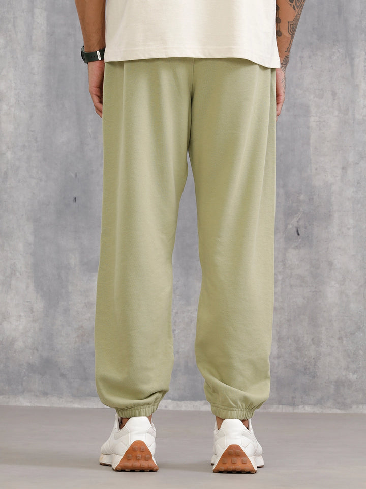 Tonal Colourblock Comfort Fit Jogger | Olive