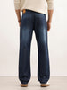 Washed Anti Fit Denim Jeans | Blue