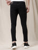 Solid Black Cropped Jeans