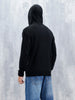 Men's Solid Casual Hoodie Pullover  | Black