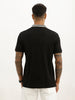 Slim Fit Contrast Collar Polo T-Shirt | Black