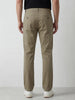 Straight Fit Solid Trouser | Khaki