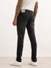 Faded Skinny Fit Denim Jeans | Black