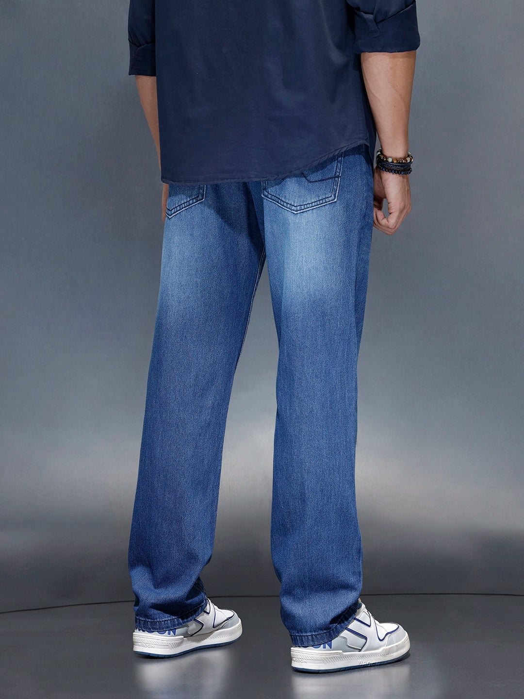 Men's Casual Anti Fit Jeans | Blue